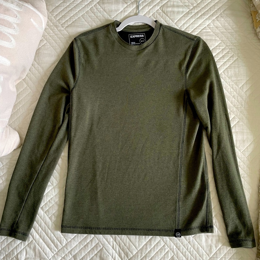 Express Waffle Knit Long Sleeve